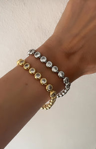 Bezel Bangle & Bracelet