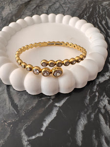 Bezel Bangle & Bracelet